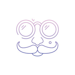 Disguise Mask Icon vector