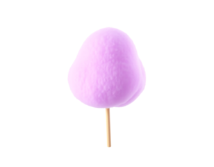 Pink Cotton Candy on a Stick