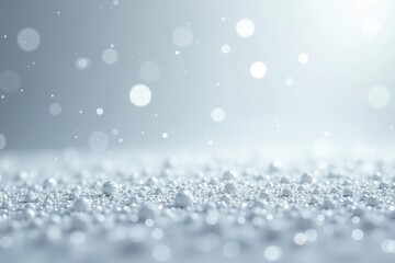 Fototapeta premium Silver and white snow confetti sparkle background with shiny metallic flakes and glitter, shiny, glitter