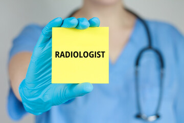 Radiologist heading names of medical professions