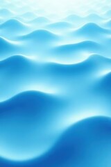 Obraz premium Light blue liquid abstract waves background with blurred effect, flow, pattern