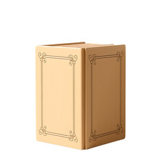 Fototapeta premium Gold Book with Decorative Elements