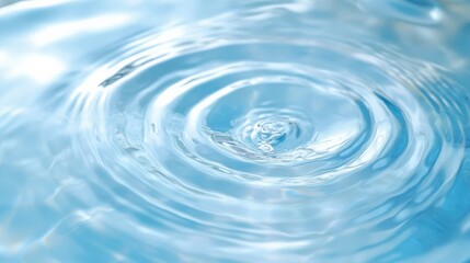 Water Ripple Pattern Close-up