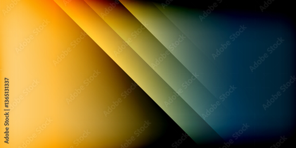 Poster dynamic shadow lines geometric shapes