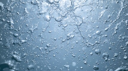 Obraz premium A blurry image of water droplets in the air