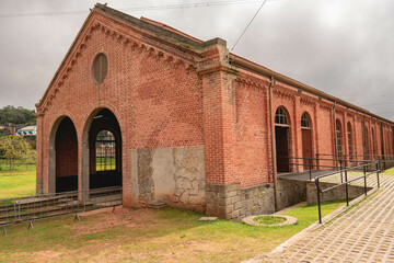 An abandoned British trainstation, in Santo Andre SP Brazil.