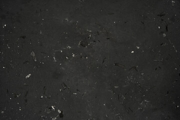 Black wall background. Concrete texture