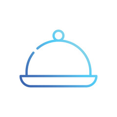 Food Tray icon vector