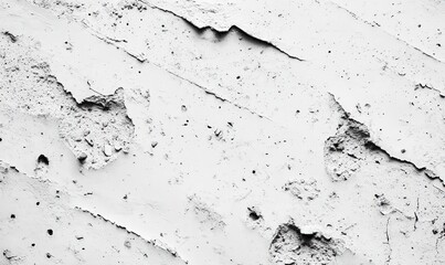 Fototapeta premium Textured white concrete wall with weathered surface details.