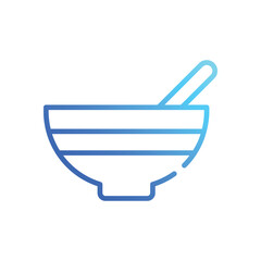 Soup  icon vector