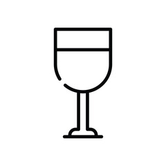 Wine Glass icon vector