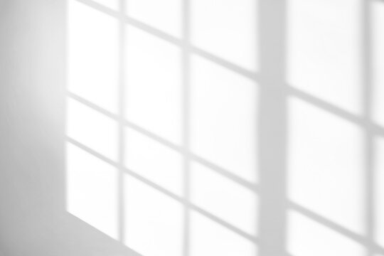 shadow overlay effects of realistic window shadow and light blur isolated on transparent background,Summer sunlight and shadow overlay effect