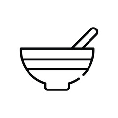 Soup  icon vector