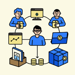 Subscription-based service model with recurring payment visualization