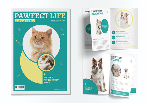 Animal & Pets Magazine Layout