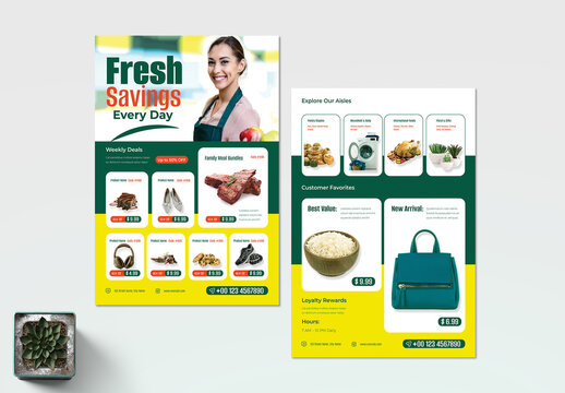 Product Catalog Flyer Layout