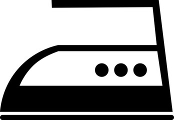 Iron icon. Isometric vector of smoothing-iron for web and app design isolated on transparent background. Home appliance, Steam generator ironing laundry symbol heat clothe iron.