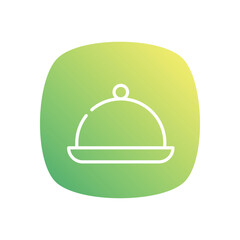 Food Tray icon vector