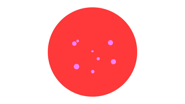 Animated Flat Dots Circles Horizontal Logo Reveal 185