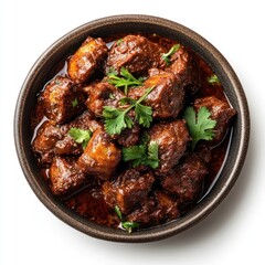 Fototapeta premium Vindaloo food indian meat.