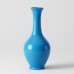 blue vase isolated