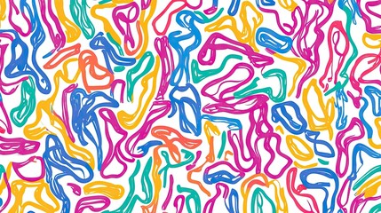 Obraz premium Colorful Scribbles