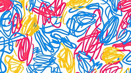 Fototapeta premium Colorful Scribbles