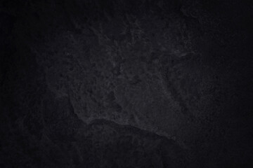 Dark grey black slate texture in natural pattern with high resolution for background and design art work. Black stone wall.