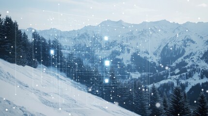 An AI powered cybersecurity system, real-time threat detection and prevention through machine learning and data analysis, Cybersecurity tech style