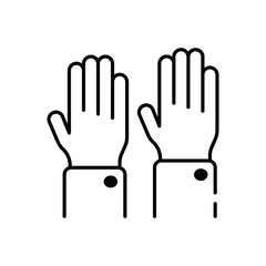 Obraz premium Participation Vector icon