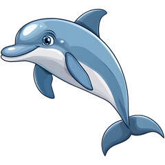 Fototapeta premium dolphin cartoon