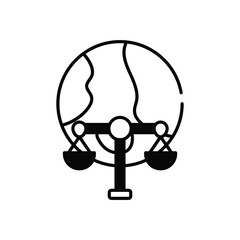 International Law Vector icon