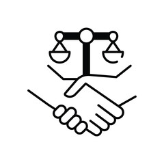 Diplomacy  Vector icon