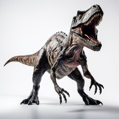 Fototapeta premium Toy Tyrannosaur dinosaur reptile animal.