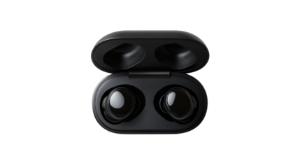 close up of a black and white golf ball