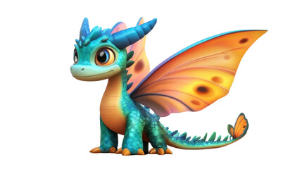 Obraz premium blue dragon head