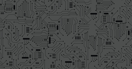 Obraz premium Digital microcircuit background technology motherboard. 