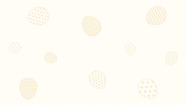 Fun Rotating Easter Eggs Animated Background
