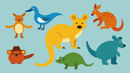 Animal set vector
