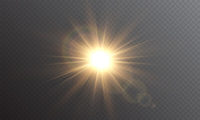 Glow isolated white transparent light effect, sun light with lens flare effect. Sun flush, Overlays, light, Sun, sunrays, transitions, lens flare, light leaks and glare in PNG format. PNG sunlight 