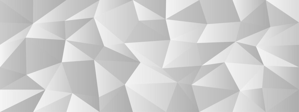 Abstract geometric background with gray polygonal shapes for modern design and decoration.
