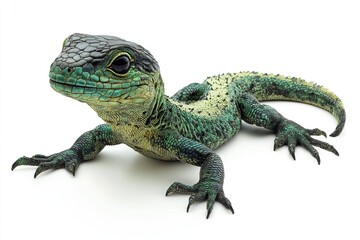 Obraz premium Salamender isolated on white background