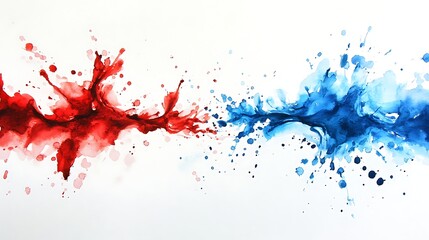 Obraz premium A colorful watercolor abstract background 