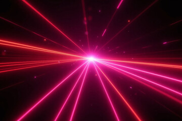 Fototapeta premium dark background with a red light streaks in the middle