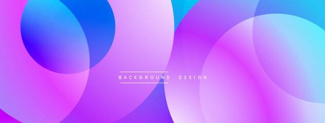 Background design with overlapping circular shapes, featuring smooth gradients and soft lighting effects, creating a dynamic abstract composition