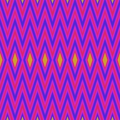 Vibrant Zigzag Diamond Pattern