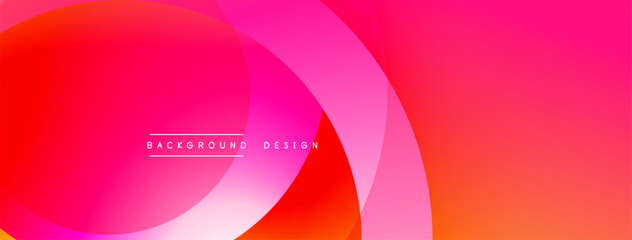 Background design with overlapping circular shapes, featuring smooth gradients and soft lighting effects, creating a dynamic abstract composition