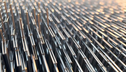 Obraz premium a close up view of a metal structure