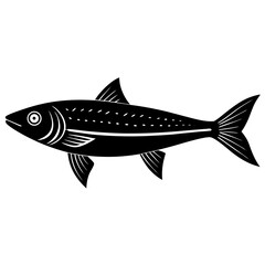 Fototapeta premium Sardine fish vector design, perfect for seafood-related graphics and digital projects.