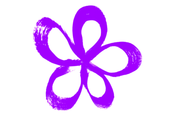 Watercolor brush strokes on a transparent background.